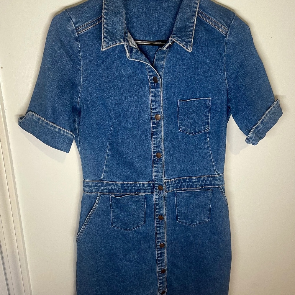 Retired Vintage Zara Denim Dress